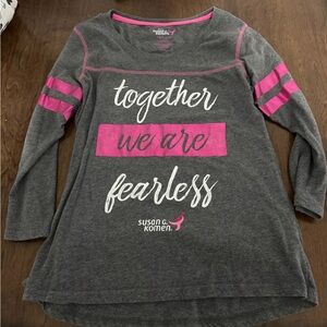 Gray and Pink women’s Shirt